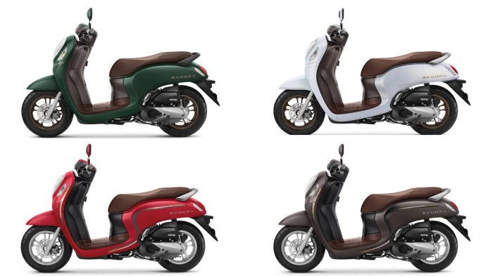 CHUTOGEL - Warna Honda Scoopy Facelift 2025 Terbaru